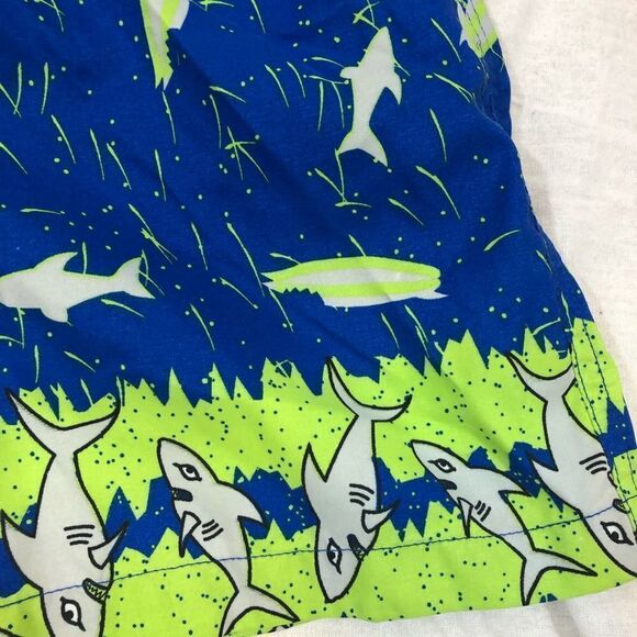 Kidlooks Boys 5/6 Shark Swim Set Tank Top & Trunks - Picture 9 of 12